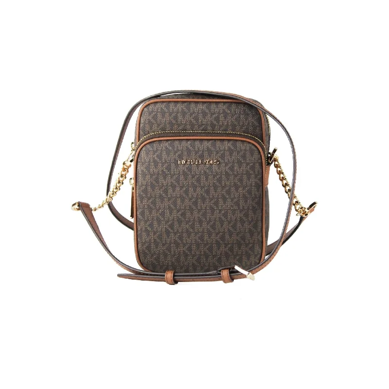 Unmissable Deals On High-Quality Designer BagsMichael Kors Jet Set Travel Medium Signature North South Chain Crossbody Handbag Brown Unmissable Deals On High-Quality Designer BagsMichael Kors Jet Set Travel Medium Signature North South Chain Crossbody Handbag Brown