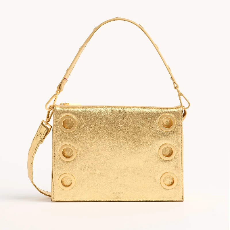  Grab Your Favorite Handbags At Discounted PricesMontana Clutch | Gala Gold/Brushed Gold Hammered | Lrg