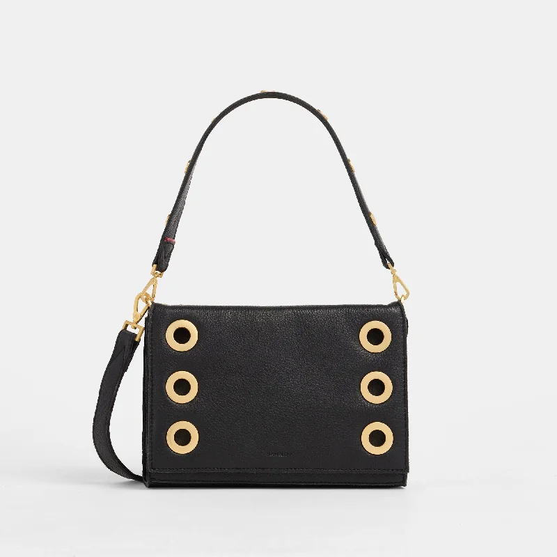  Luxury Meets Affordability – Shop Stunning Bags NowMontana Clutch | Black/Brushed Gold | Sml