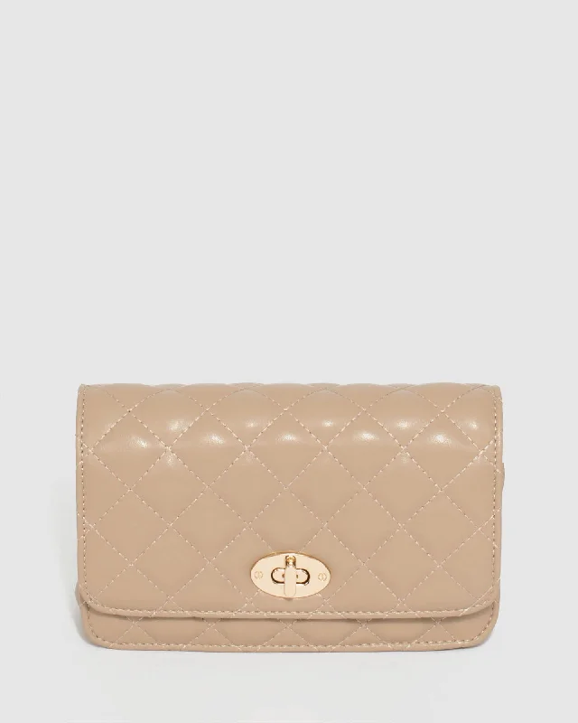  Designer-Inspired Bags At Reduced PricesNude Eboni Quilted Crossbody Bag