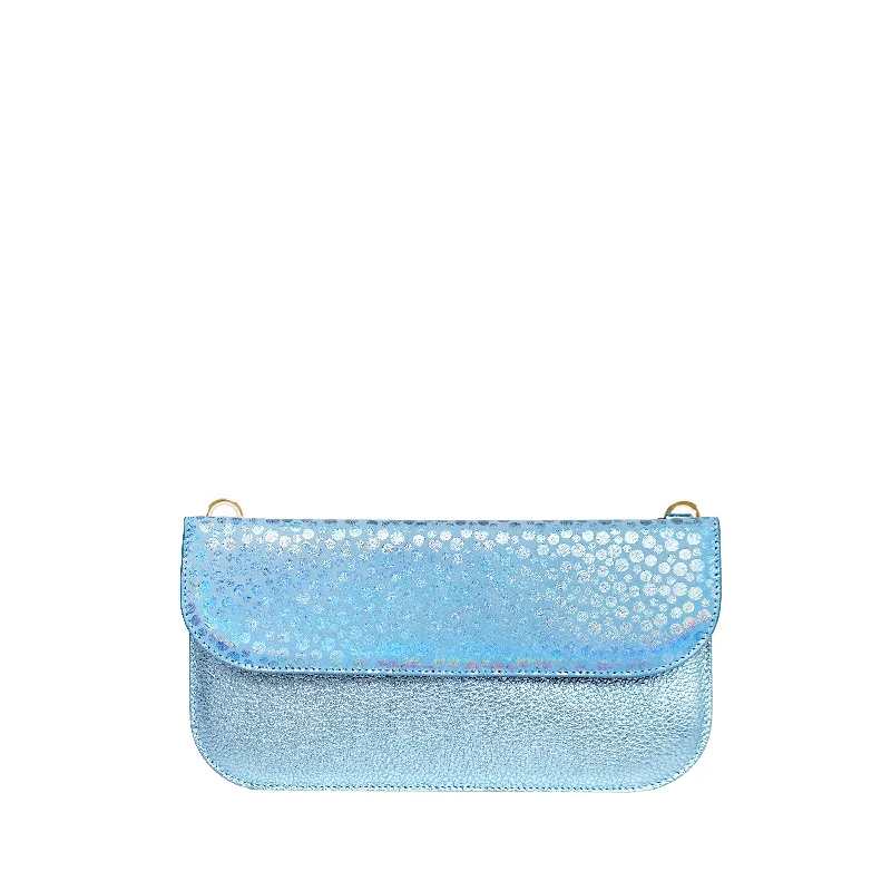 Metallic Mist Blue Holographic