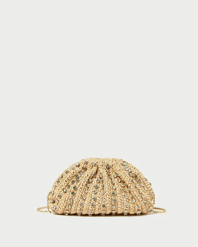  Affordable Luxury With Top-Quality HandbagsBailey Natural/Crystal Dome Clutch