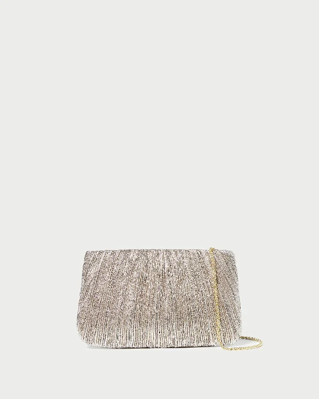  Your Perfect Bag At The Perfect PriceBrit Champagne Flat Pleated Clutch