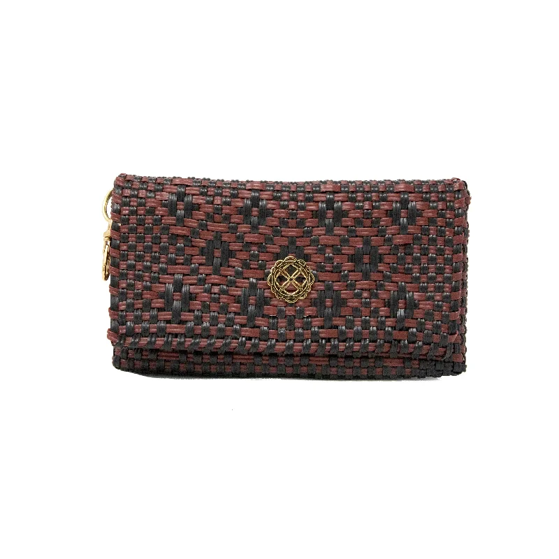  The Ultimate Sale On Must-Have HandbagsBURGUNDY BLACK CLUTCH