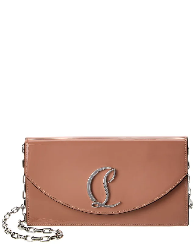  The Best Handbag Offers Are HereChristian Louboutin Loubi54 Patent Clutch