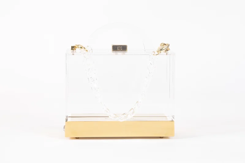  Final Call – Shop Stylish Bags Before They're GoneCLASSIC CLUTCH in Crystal/Gold