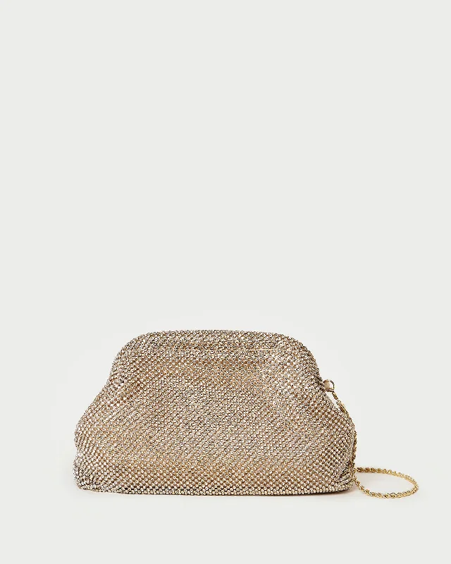  Stylish Bags At Unbeatable PricesDoreen Gold Diamanté Frame Pouch
