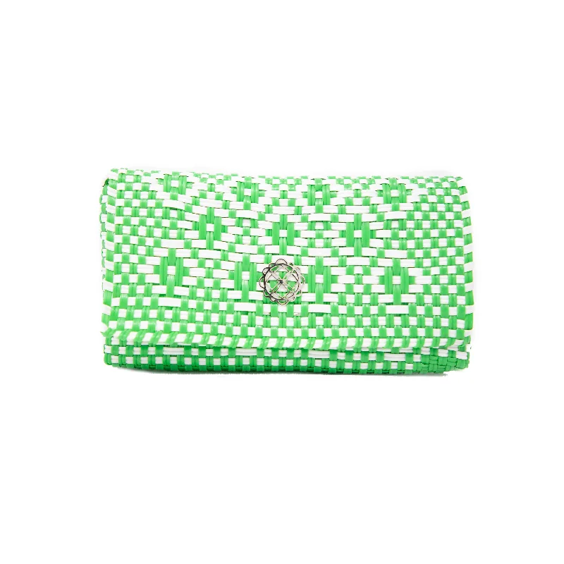  Statement Bags With Exclusive SavingsGREEN AZTEC CLUTCH