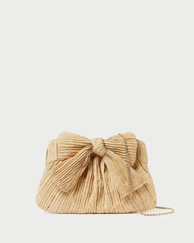  Statement Handbags At Unbeatable DiscountsRayne Natural Bow Clutch