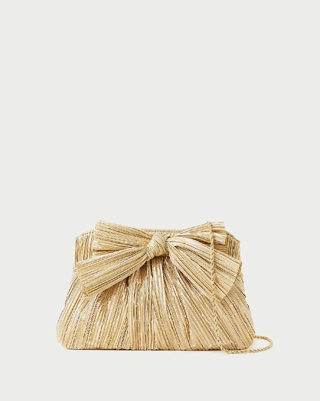  Fashionable Bags At Must-Have PricesRayne Gold Bow Clutch