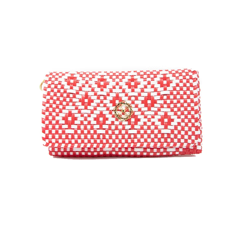  Fashionable Handbags At Must-Have PricesRED AZTEC CLUTCH
