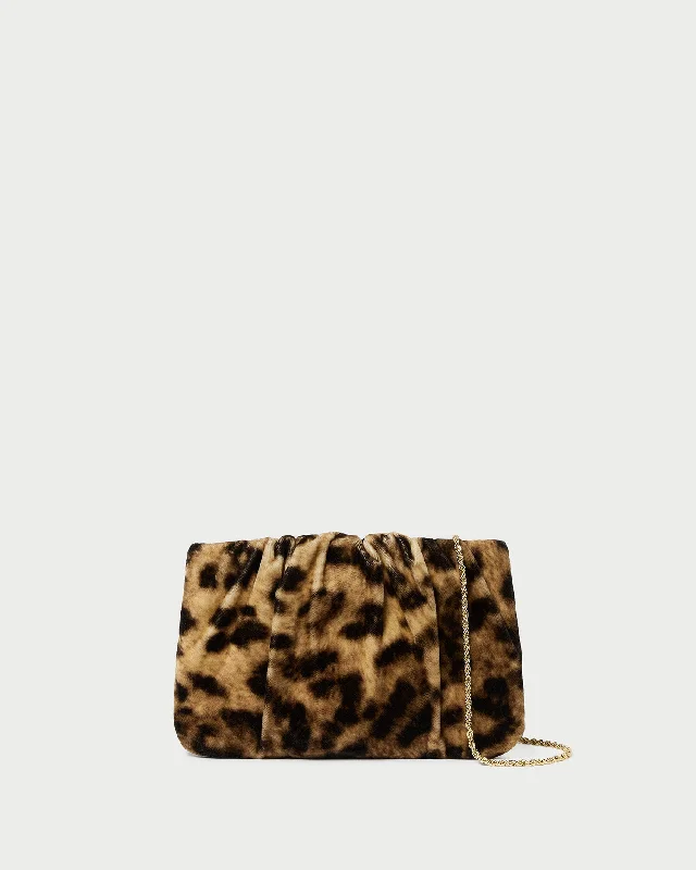  Carry Elegance For Less – Best Bag Deals HereSerena Leopard Gathered Velvet Clutch