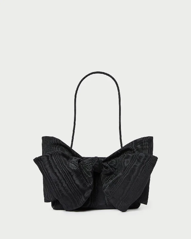  Stylish And Functional Bags Now At Reduced RatesValerie Black Moiré Bow Clutch