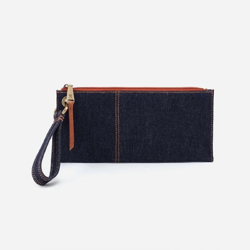  Elegant Bags With Limited Stock AvailableVida Wristlet In Dark Denim