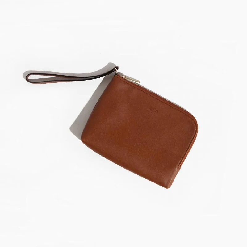  Carry Elegance For LessWalnut Milano Wristlet In Brown