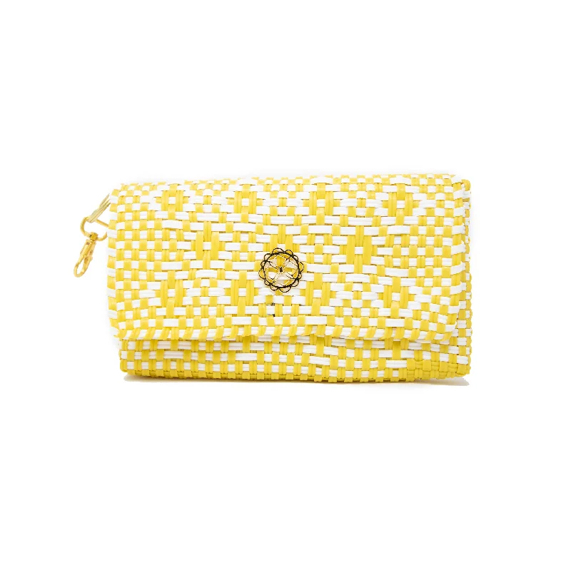  Affordable Elegance With High-Quality BagsYELLOW AZTEC CLUTCH