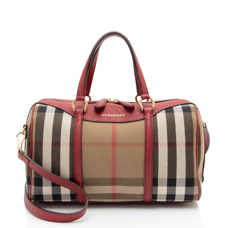  Best Deals On Premium HandbagsBurberry House Check Alchester Medium Satchel (SHF-HNvvTT)