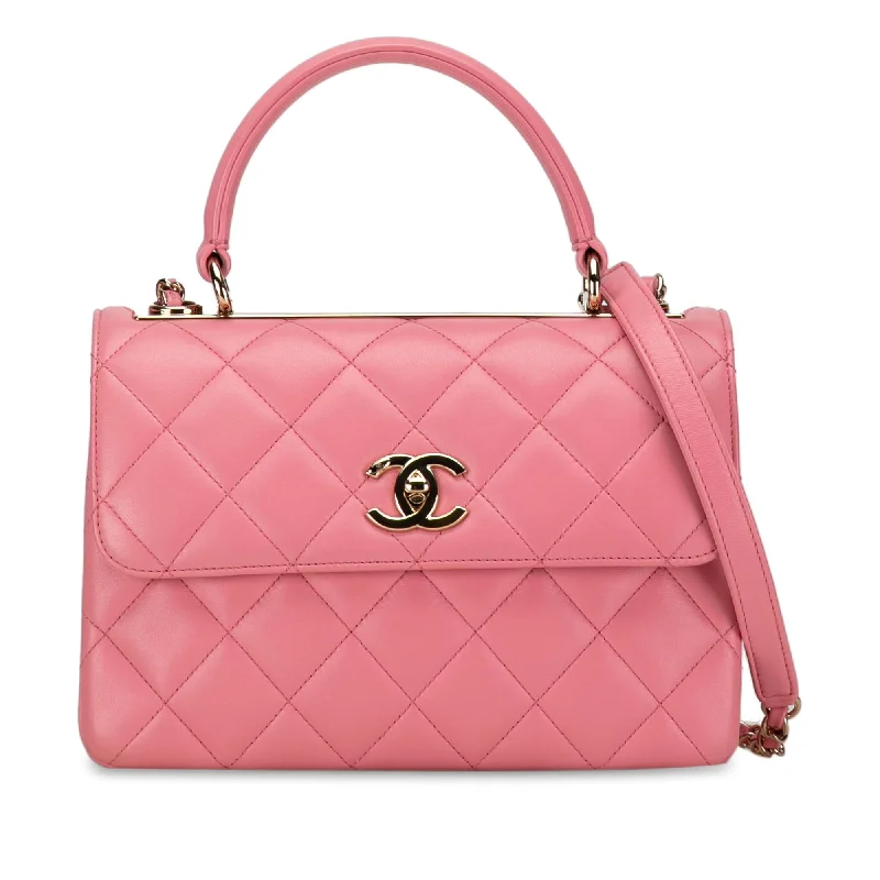  The Perfect Bag Sale For A Seasonal RefreshChanel Small Lambskin Trendy CC Flap (SHG-BwbnZL)