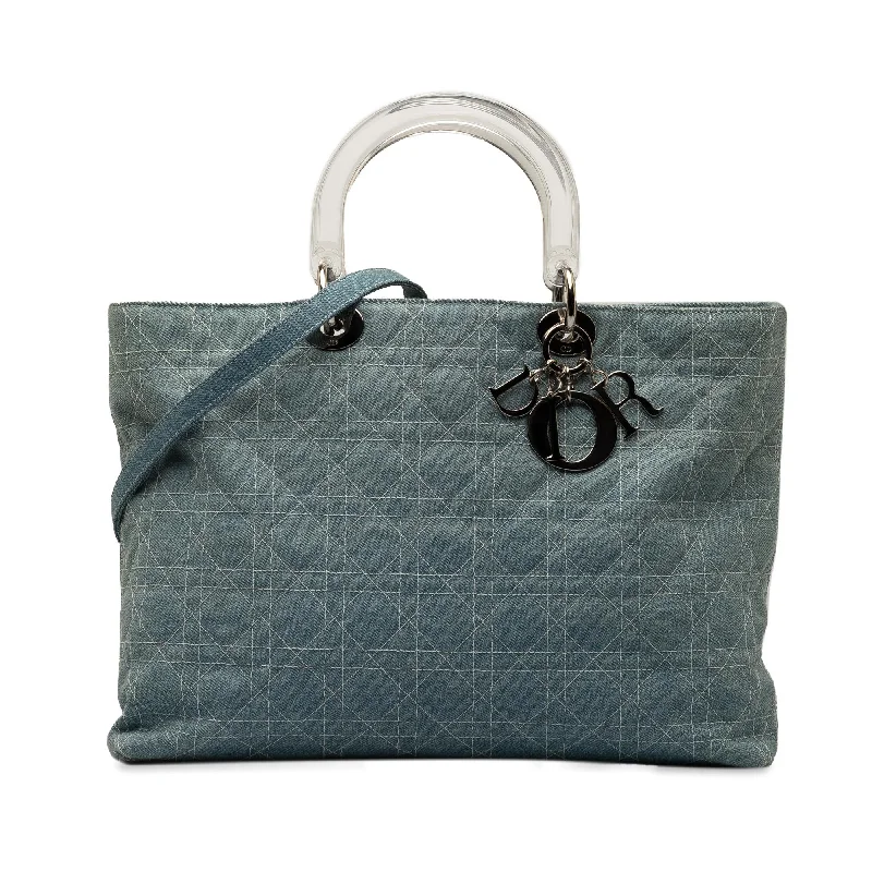  Luxury Meets Affordability – Shop Stunning Bags NowDior Large Denim Cannage Lady Dior (SHG-9o3eR7)