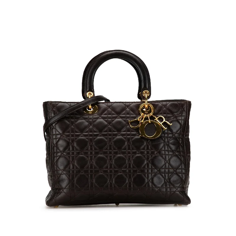  Handbag Deals For Every OccasionDior Large Lambskin Cannage Lady Dior (SHG-cx7OVd)