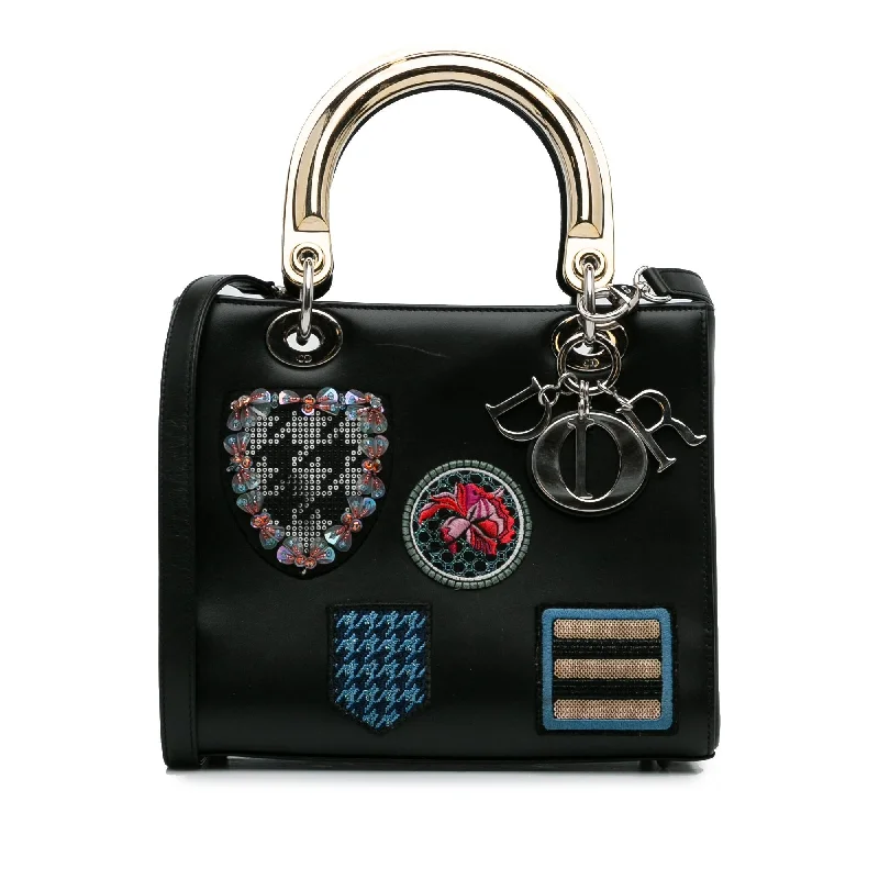  Handbag Deals For Every OccasionDior Medium Calfskin Patch Embellished Lady Dior (SHG-YrHiNP)
