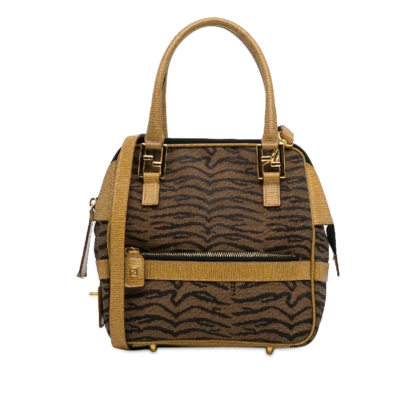  Stylish Bags At Unbeatable Prices – Shop NowFendi Zebra Print Canvas Satchel (SHG-osFG5D)