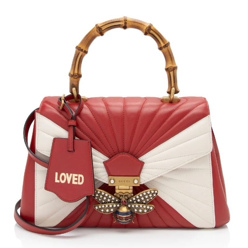  Everyday Handbags At Wallet-Friendly PricesGucci Leather Bamboo Queen Margaret Top Handle (SHF-CF7LJ0)