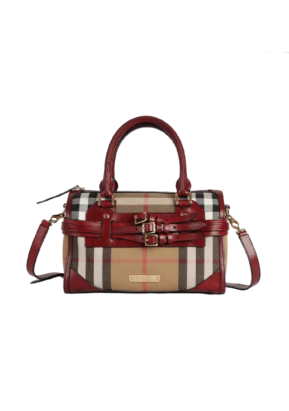  Trendy & Timeless Bags, Now On SaleHOUSE CHECK ALCHESTER BRIDLE BOWLING BAG