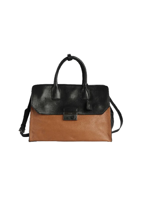  Flash Sale On Designer BagsLEATHER TOP HANDLE BAG