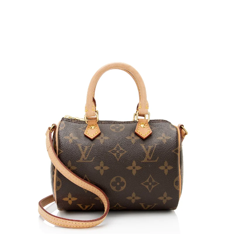  Iconic Handbags At Unbeatable PricesLouis Vuitton Monogram Canvas Nano Speedy Satchel (SHF-gUjSco)