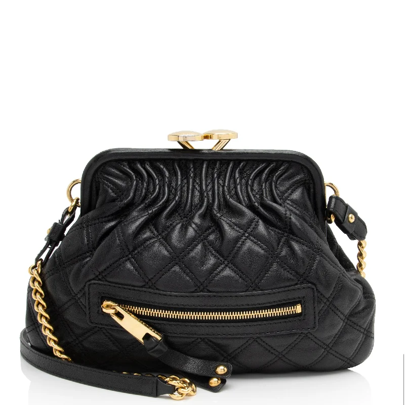  Elegant Totes At Limited-Time PricesMarc Jacobs Quilted Lambskin Little Stam Satchel (SHF-8gFoL5)