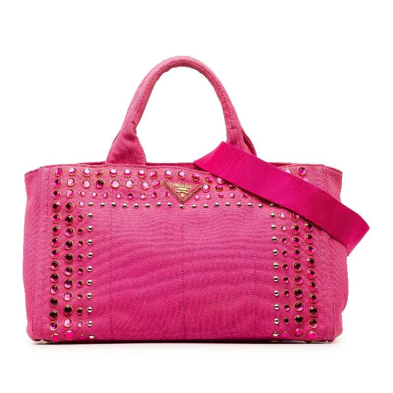  Fashionable Bags With Special Seasonal OffersPrada Canapa Bijoux Satchel (SHG-iMOH7W)