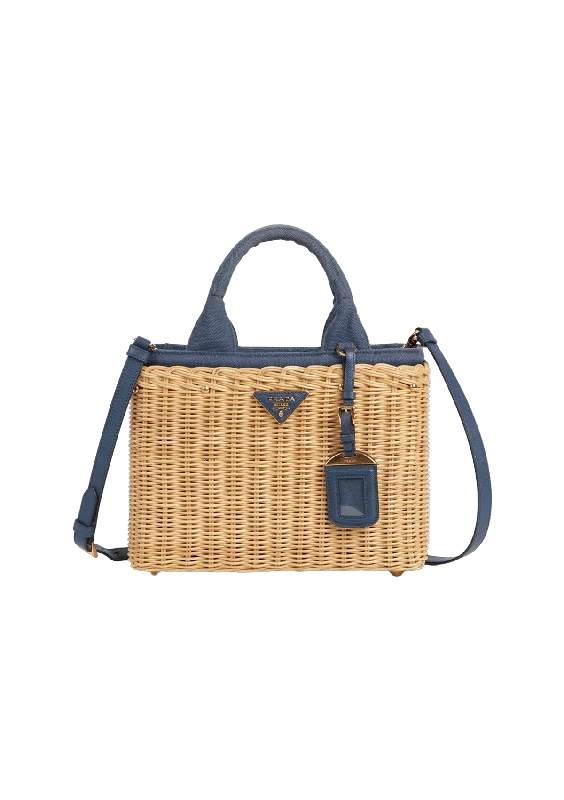  The Best Handbag Deals Are Available NowSMALL CANAPA TRIMMED MIDOLLINO WICKER