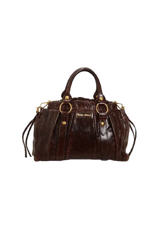  Iconic Handbags At Budget-Friendly PricesVITELLO LUX GATHERED SATCHEL BAG